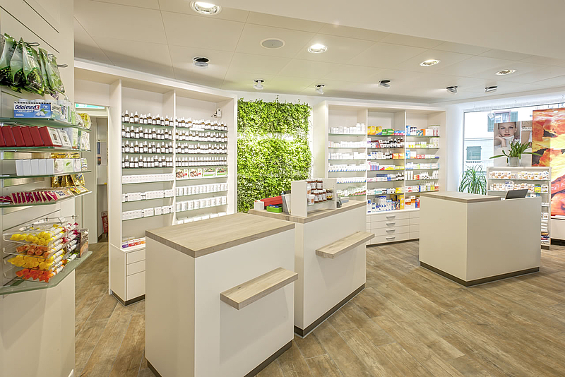 Safran Drogerie Innenansicht
